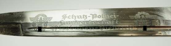 Polizei: Ausgeh-Seitengewehr "Schutz-Polizei-Hundertschaft Wiesbaden-Biebrich". - photo 1