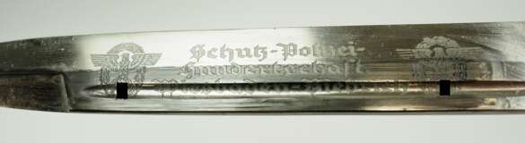 Polizei: Ausgeh-Seitengewehr "Schutz-Polizei-Hundertschaft Wiesbaden-Biebrich". - photo 1