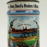 Bayern: Reservistenkrug für einen Angehörigen des 13. Inf. Rgt. "Kaiser Franz Joseph v. Österreich", 12. Comp. - Ingolstadt 1898/1900. - photo 1