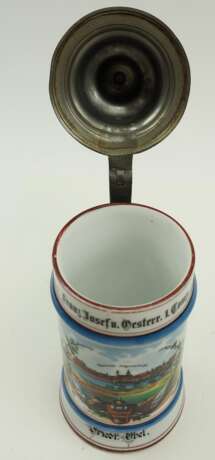 Bayern: Reservistenkrug für einen Angehörigen des 13. Inf. Rgt. "Kaiser Franz Joseph v. Österreich", 12. Comp. - Ingolstadt 1898/1900. - photo 4