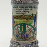 Bayern: Reservistenkrug eines Jägers im Königlich Bayerischen 1. Jägerbataillon „König“ - Freising 1907/09. - photo 1