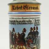 Bayern: Reservistenkrug eines Reservisten im Königlich Bayerischen 3. Feld-Artillerie-Regiment Königin Mutter - München 1895/97. - photo 1