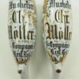 Preussen: 2 Reservistenpfeifen eines Musketier im 6. Thüringisches Infanterie-Regiment Nr. 95 - Hildburghausen 1880. - Prix ​​des enchères