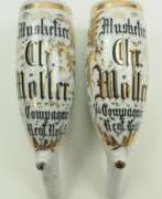 Übersicht. Preussen: 2 Reservistenpfeifen eines Musketier im 6. Thüringisches Infanterie-Regiment Nr. 95 - Hildburghausen 1880.