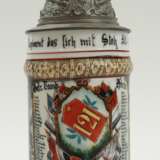 Württemberg: Reservistenkrug eines Tambours im Infanterie-Regiment Alt Württemberg 3. Württ. No. 121 - Ludwigsburg 1896/98. - Foto 1