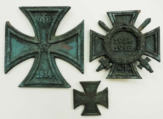 Deutsches Reich: Ehrenmal-Auflagen - 3 Exemplare. - Foto 1