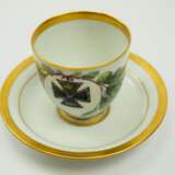 KPM: Patriotische EK Tasse, mit Untertasse. - photo 2