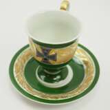 KPM: Patriotische EK Tasse, mit Untertasse. - Foto 2