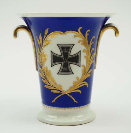 KPM: Patriotische EK Kratervase. - photo 1