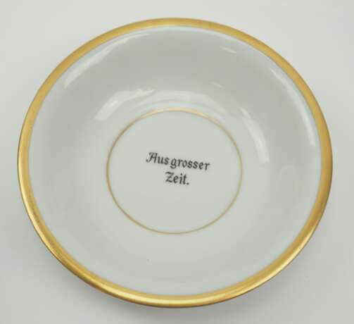 Fürstenberg: Patriotische EK 1914 Tasse, mit Untertasse. - photo 4