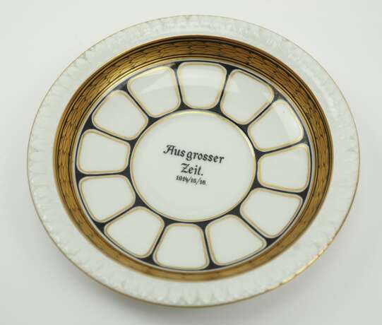 Fürstenberg: Patriotische EK 1914 Tasse, mit Untertasse. - photo 3