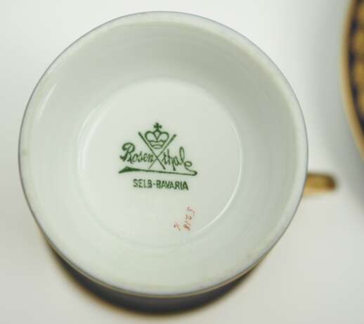 Rosenthal: Patriotische EK 1914 Tasse, mit Untertasse. - photo 4