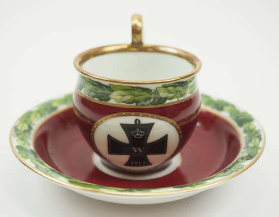 Patriotische EK Tasse mit Untertasse. - photo 1