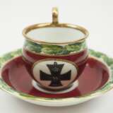 Patriotische EK Tasse mit Untertasse. - photo 1