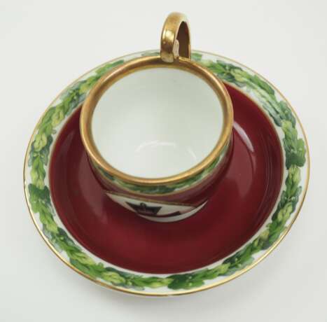 Patriotische EK Tasse mit Untertasse. - photo 2