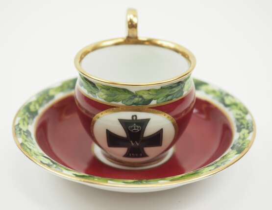 Patriotische EK Tasse mit Untertasse. - photo 1