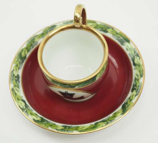 Patriotische EK Tasse mit Untertasse. - photo 3