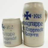 Deutsches Reich: Steinzeugkrug Heeresgruppe Kronprinz Rupprecht von Bayern 1914-1918 - 2 Exemplare. - photo 2