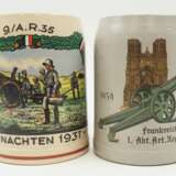 Wehrmacht: Erinnerungskrug Artillerie - 2 Exemplare. - Foto 1