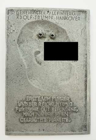 Adolf Hitler Eisenguss Plakette - Trumpf. - photo 2