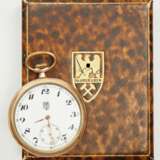 Geschenk-Taschenuhr der Preußischen Saargruben AG 1938, im Etui. - photo 1