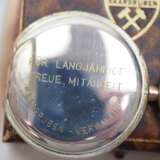 Geschenk-Taschenuhr der Preußischen Saargruben AG 1938, im Etui. - photo 3