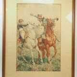 Frankreich: von Myrbach-Rheinfeld, Felician: Französischer Husar im Kampf. - photo 2