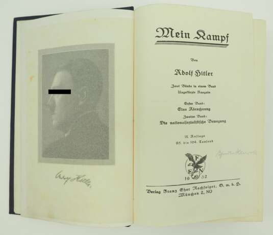 Hitler, Adolf: Mein Kampf. - photo 2