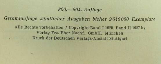 Hitler, Adolf: Mein Kampf. - photo 3