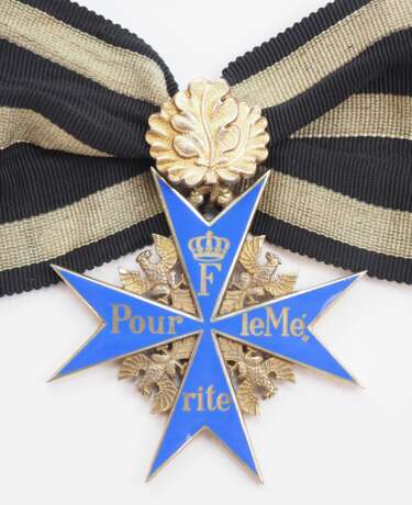 Preussen: Orden Pour le Mérite, für Kriegsverdienste, mit Eichenlaub. - фото 1