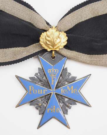 Preussen: Orden Pour le Mérite, für Kriegsverdienste, mit Eichenlaub. - фото 1