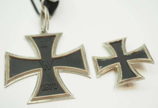 Preussen: Eisernes Kreuz, 1870, Großkreuz für die Fahne / Eisernes Kreuz, 1813, 1. Klasse. - фото 2