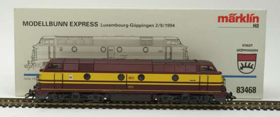 Märklin: HO 83468 Modellbunn Express Luxembourg-Göppingen 2/9/1994. - фото 1