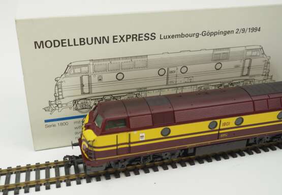 Märklin: HO 83468 Modellbunn Express Luxembourg-Göppingen 2/9/1994. - фото 2