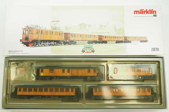 Märklin: HO 2870 Schwedenzug Holzzug Export 1988. - фото 3