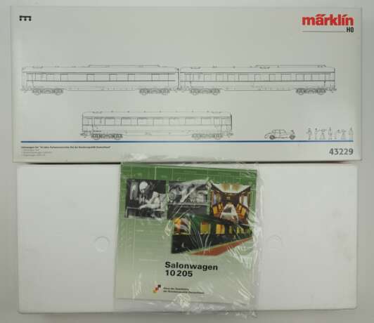 Märklin: HO 43229 Salonwagen-Set "50 Jahre Parlamentarischer Rat der Bundesrepublik Deutschland". - photo 2
