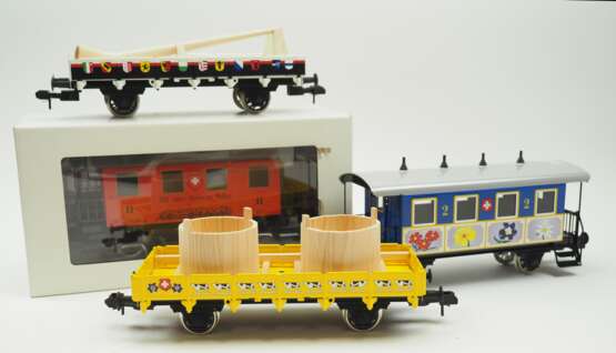 Märklin: I 54705, Schweizer Bahnen - 4 Wagons. - фото 1