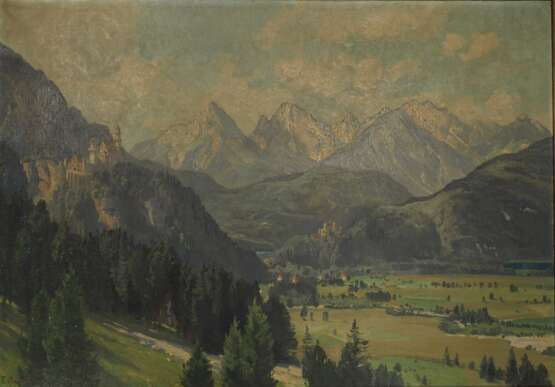 Bayerlein, Fritz (1872-1955): Schloss Neuschwanstein. - Foto 1