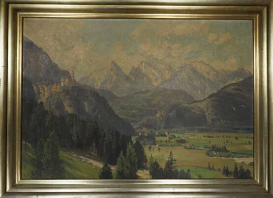 Bayerlein, Fritz (1872-1955): Schloss Neuschwanstein. - Foto 2