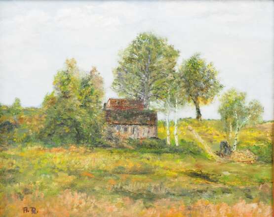 Resch, Anna (1902-1984): Gehöft unter Bäumen. - Foto 2