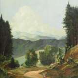 Riegele, Eberhard (1889-1960): Sommernachmittag im Bayerischen Wald - Große Deutsche Kunstausstellung 1943. - Foto 1
