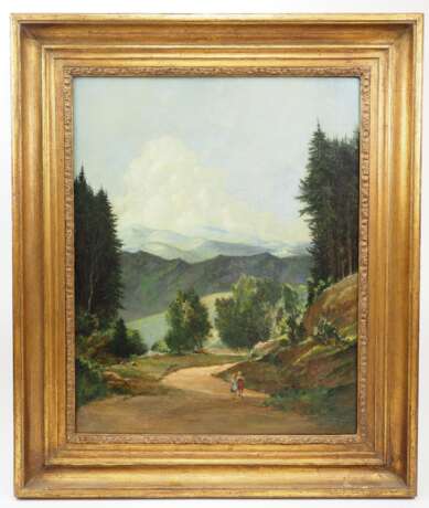 Riegele, Eberhard (1889-1960): Sommernachmittag im Bayerischen Wald - Große Deutsche Kunstausstellung 1943. - Foto 2