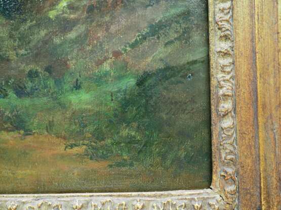 Riegele, Eberhard (1889-1960): Sommernachmittag im Bayerischen Wald - Große Deutsche Kunstausstellung 1943. - Foto 5