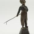 Schmidt-Felling, Julius Paul (1905-2000): Junge mit Gerte. - Auktionspreise