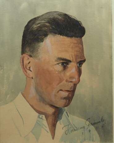 Stammler, Hermann (XIX-XX): Selbstporträt. - Foto 1