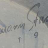 Stammler, Hermann (XIX-XX): Selbstporträt. - Foto 3