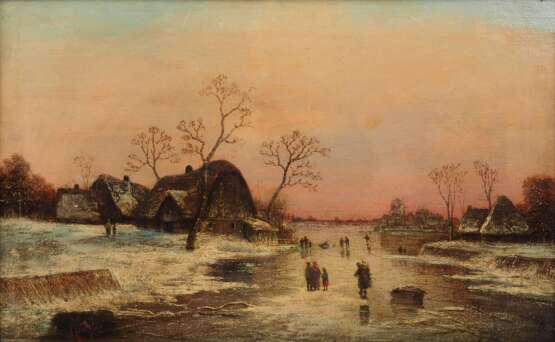 Talor, A.: Winterszene am See. - Foto 3