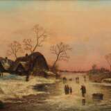 Talor, A.: Winterszene am See. - Foto 3