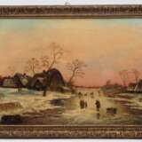 Talor, A.: Winterszene am See. - Foto 1