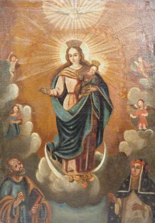Muttergottes mit Kind - um 1800. - Foto 1